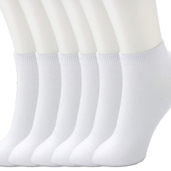 12 Pairs Ladies White Ankle Socks 9-11 - Picture 1 of 1